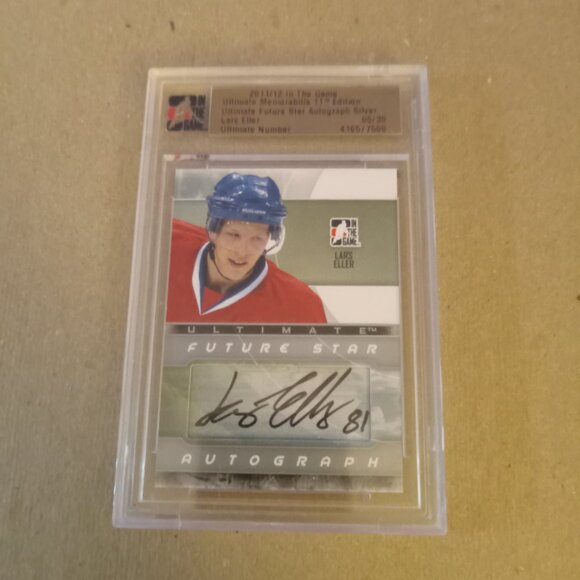 FREE CARDS-Lars Eller Ultimate Future Star Autograph card #4165/7500 2011/2012 - Picture 2 of 3
